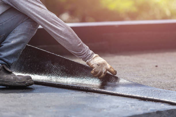 Professional Basement Waterproofing technician working in Catawba, SC